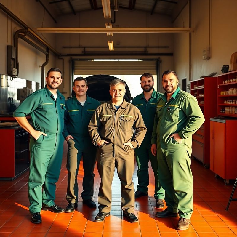 Equipo de mecánicos de Kitchenfieldv